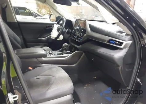 2022 Toyota Highlander Le z USA, uszkodzony, nr VIN 5TDBZRBH9NS220134